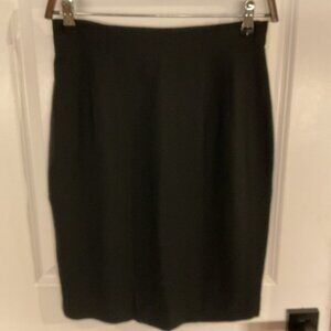 Liz Claiborne - Classic Lined Skirt - Black - Ladies Petite Size 6